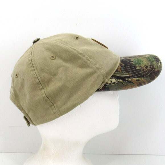 Georgia Bulldogs Embroidered Logo Men's Brown & Camo Adj Strap Back Cap Hat - Picture 4 of 8